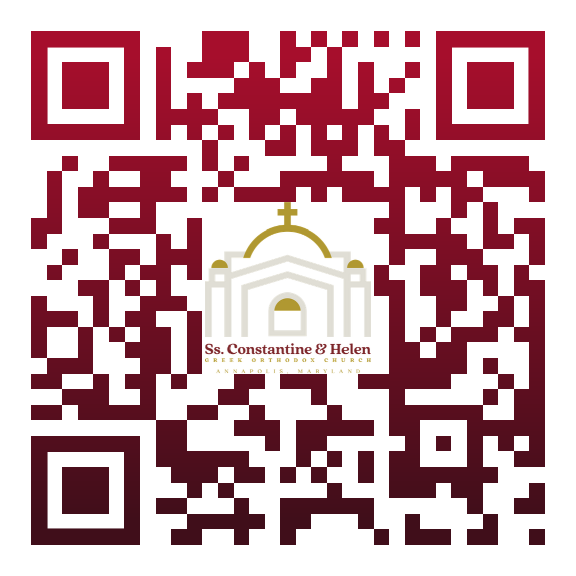 QR code for online giving